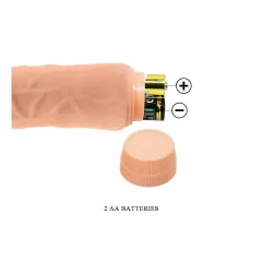 Baile Barbara - élethű vibrátor - 19,5 cm (natúr)
