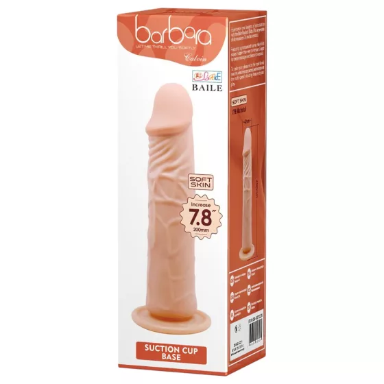 Baile Barbara Calvin - élethű dildó - 20 cm (testszínű)