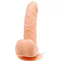   Baile Barbara Mark - élethű, forgó vibrátor - 15 cm (natúr)
