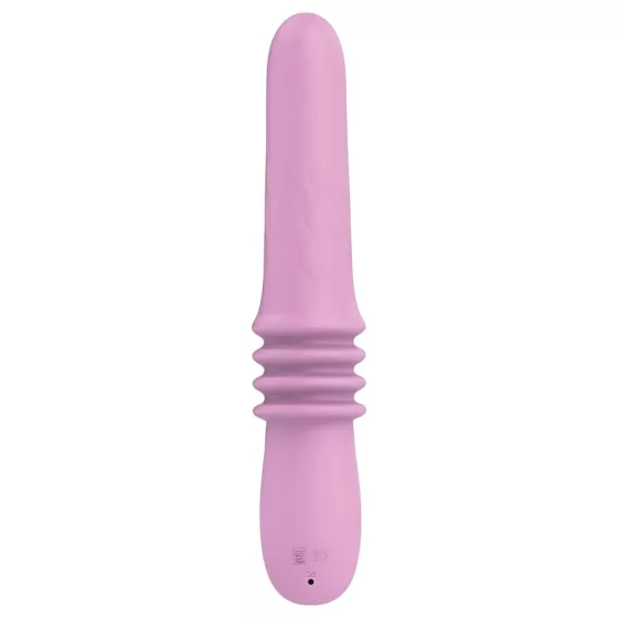 Pretty Love Susie - akkus, vízálló lökő vibrátor (pink)