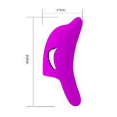 Pretty Love Delphini - delfines ujjvibrátor (lila)