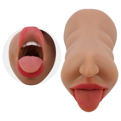 Crazy Bull - száj-és punci maszturbátor (natúr)