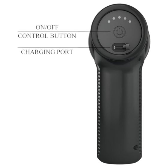 Pretty Love Dj Doctor - lökő puncipisztoly vibrátor (fekete)