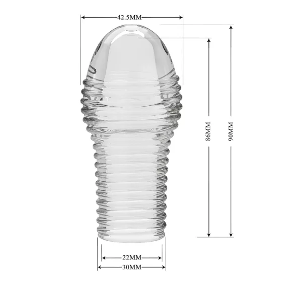 Pretty Love Hoytt - péniszköpeny (áttetsző)