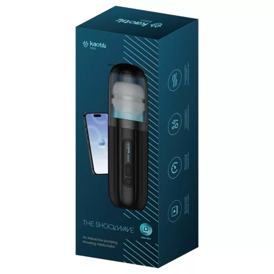 Kaotik Labs Shockwave - lökő interaktív maszturbátor (átlátszó)