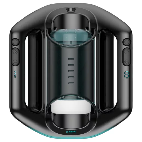 Kaotik Labs Jetpack - kétkezes automata interaktív maszturbátor (fekete)