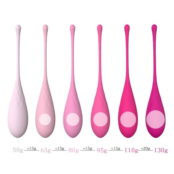 Sex HD Eggs - 6 db-os gésagolyó szett (pink)