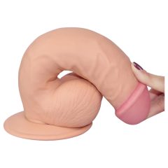   Lovetoy Ultra Soft - rugalmas, élethű dildó - 21,5cm (natúr)