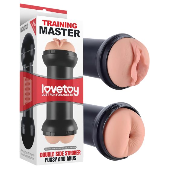 Lovetoy - punci és popsi maszturbátor (natúr)