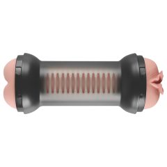 Lovetoy - punci és popsi maszturbátor (natúr)