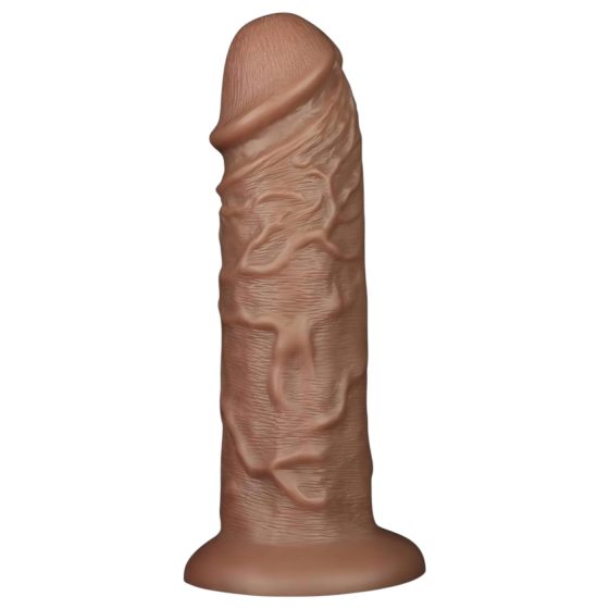 Lovetoy Chubby - tapadókorongos élethű dildó - 25cm (natúr)