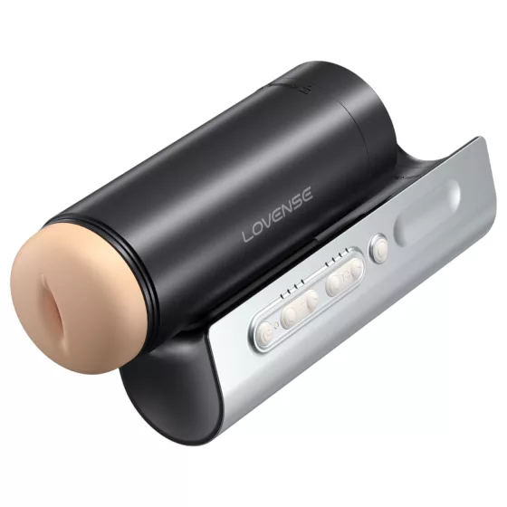 Lovense Solace Pro - appvezérelt lökő maszturbátor férfiaknak (fekete)