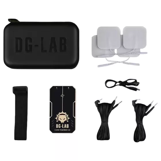 DG-LAB Coyote 3.0 - kétcsatornás elektrostimulációs vezérlő (fekete)