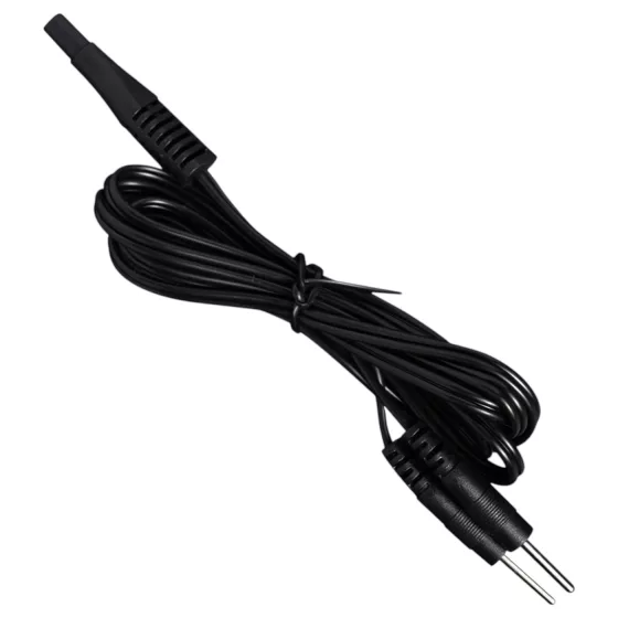 DG-LAB - 2 mm-es elektróda hosszabbító és elosztó kábel (fekete)