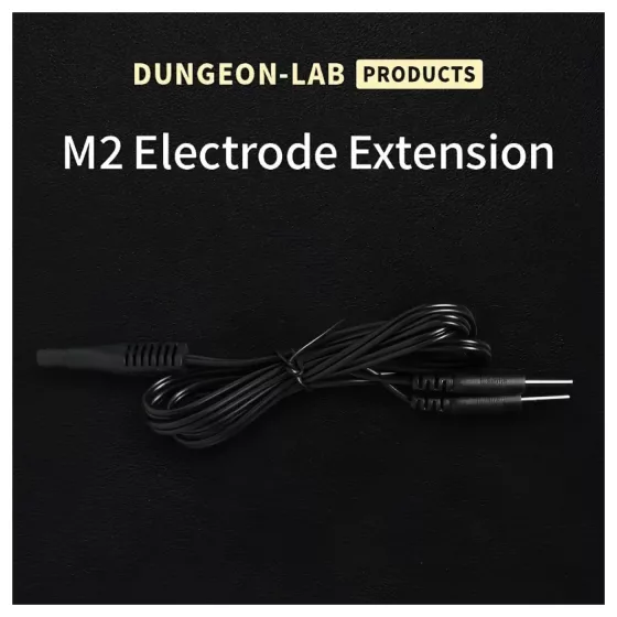 DG-LAB - 2 mm-es elektróda hosszabbító és elosztó kábel (fekete)