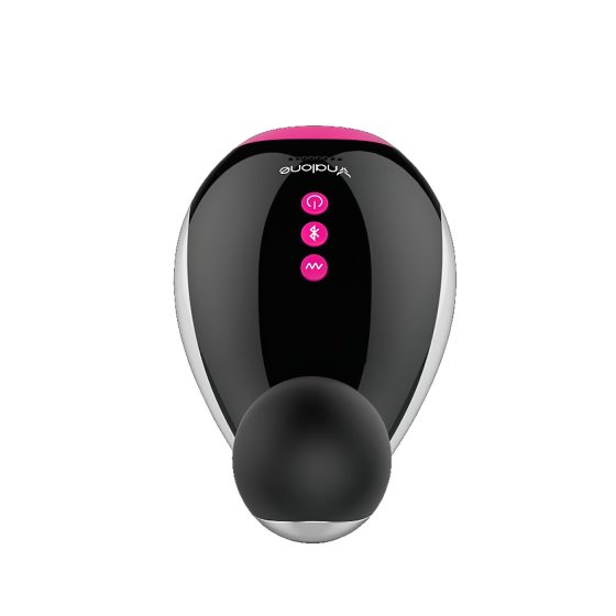 / Nalone Oxxy - okos vibráló maszturbátor (fekete-pink-fehér)