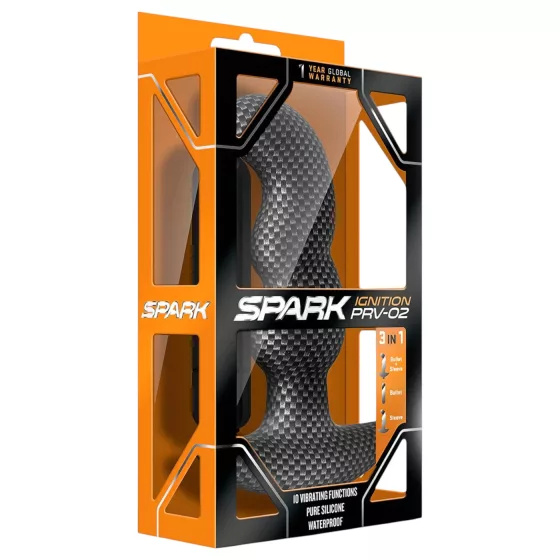 Blush Spark - vízálló anál vibrátor (fekete)