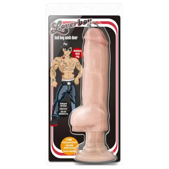 Blush Bad Boy - piercinges vibrátor - 33cm (natúr)