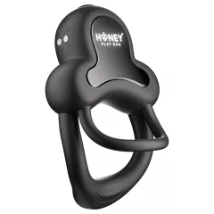   Honey Play Box Anello - okos vibrációs pénisz- és heregyűrű (fekete)