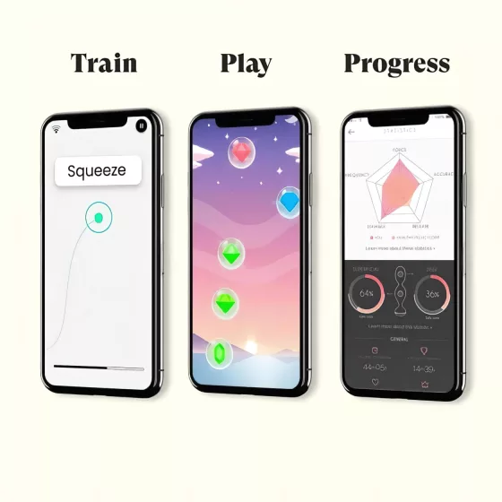 Perifit - App-vezérelt vibrációs gésagolyó (pink)