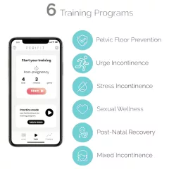 Perifit - App-vezérelt vibrációs gésagolyó (pink)