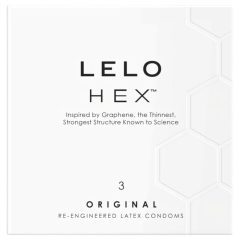 LELO Hex Original - luxus óvszer (3db)