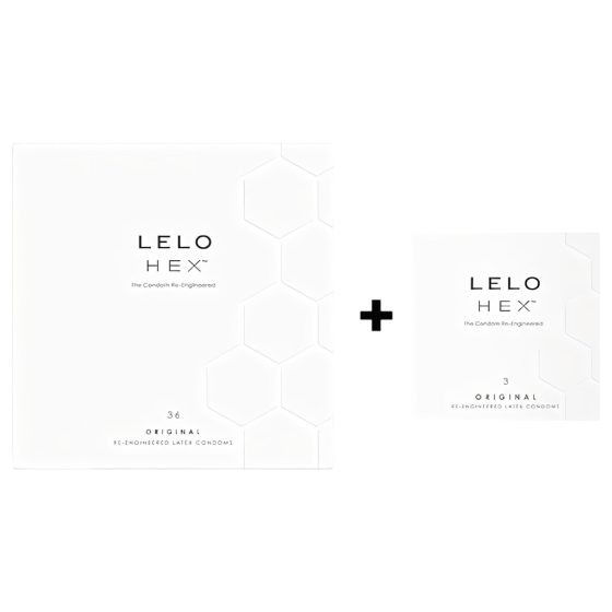 LELO Hex Original - luxus óvszer csomag (36+3db)