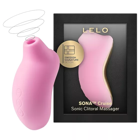 LELO Sona Cruise - hanghullámos csiklóizgató (pink)