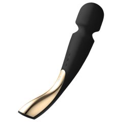   LELO Smart Wand 2 - nagy - akkus, masszírozó vibrátor (fekete)