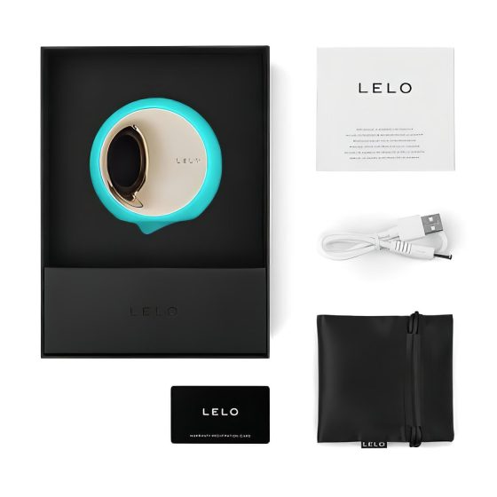 LELO Ora 3 - orálszex szimulátor és csikló vibrátor (türkiz)