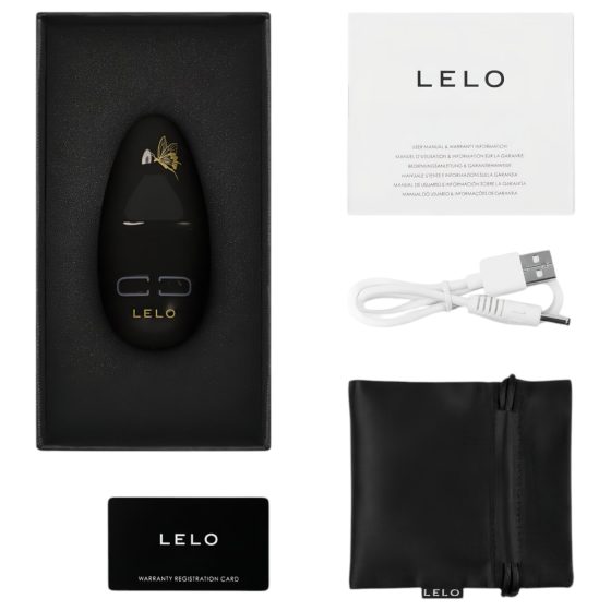 LELO Nea 3 - akkus, vízálló csikló vibrátor (fekete)