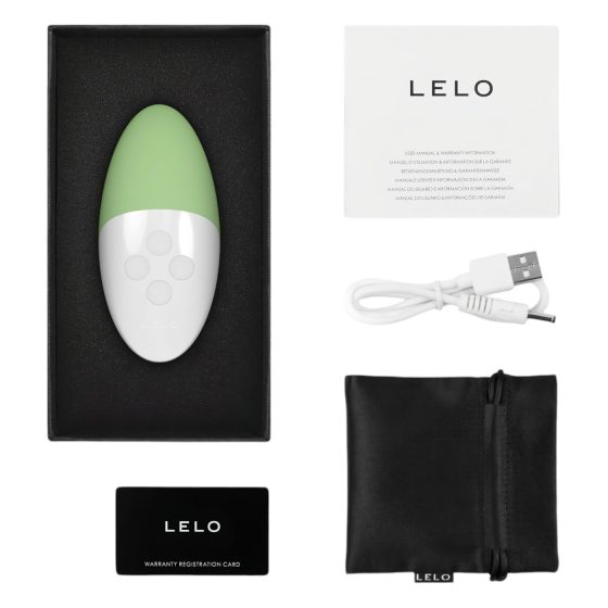LELO Siri 3 - hanggal aktiválható csikló vibrátor (zöld)