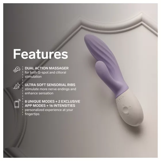 LELO INA Twist - appos, csiklókaros G-pont vibrátor (lila)