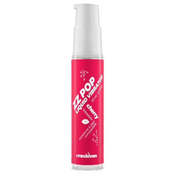 Crushious ZZ POP - ehető folyékony vibrátor, cseresznye (10ml)