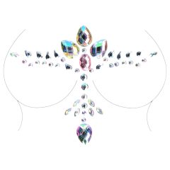 Le Désir - csillogó dekoltázs matrica (szivárvány)