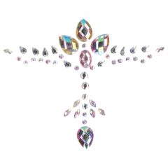 Le Désir - csillogó dekoltázs matrica (szivárvány)