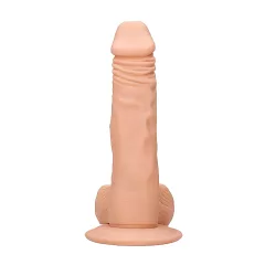   RealRock Dong 8 - élethű, herés dildó (20 cm, testszínű)