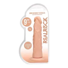 RealRock Dong 9 - élethű dildó (23 cm, testszínű)