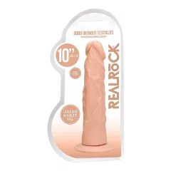 RealRock Dong 10 - élethű dildó (25 cm, testszínű)