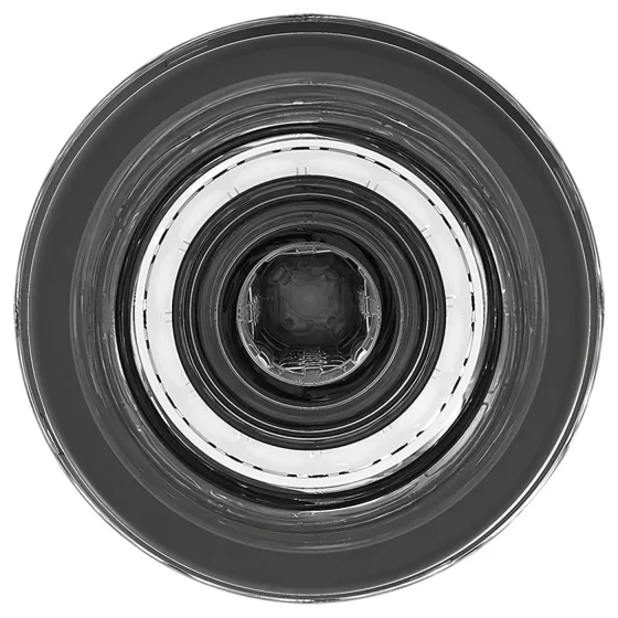 MX Spiral Portable Quin Cup - spirális, szívó hatású maszturbátor (fekete)
