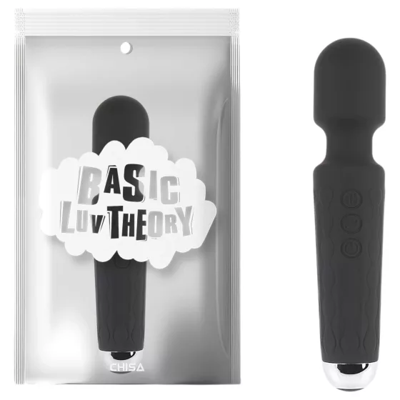 Hi-Basic Wacko Touch - akkus mini masszírozó vibrátor (wand) (fekete)