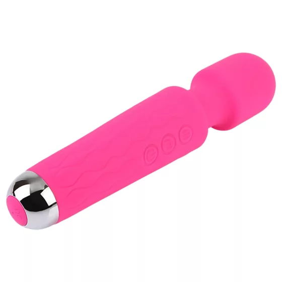 Hi-Basic Wacko Touch - akkus mini masszírozó vibrátor (wand) (rózsaszín)