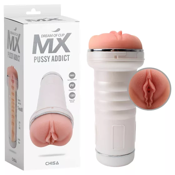 MX Pussy Addict - élethű műpunci maszturbátor (testszínű)