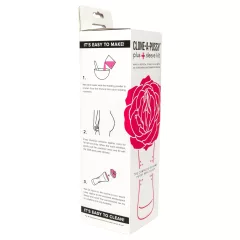 Clone-a-Pussy - puncimásoló és mandzsetta készlet (pink)