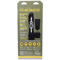   Doc Johnson Mini F-Machine Piston - távirányítós lökő vibrátor (fekete)