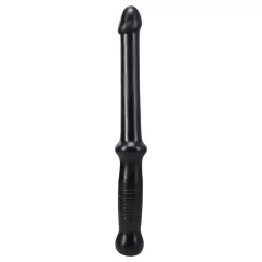 Doc Johnson Anal Push - nyeles dildó (fekete)