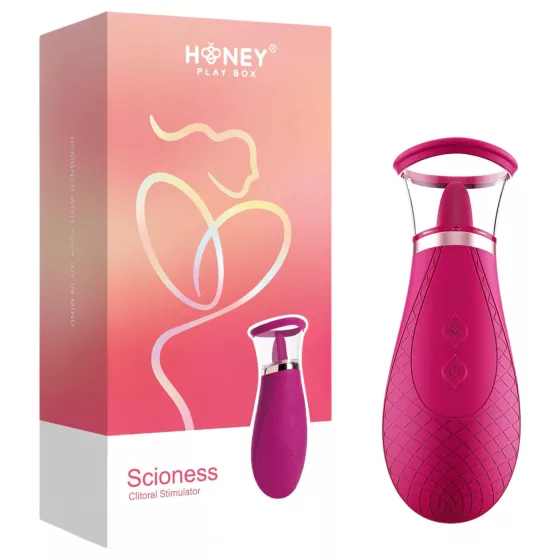 Honey Play Box Scioness - szívó, nyaló csiklóizgató vibrátor (pink)
