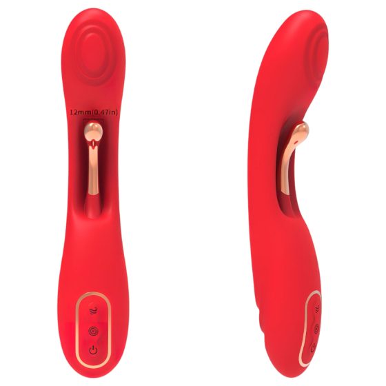 Bestoy - nyelves G-pont vibrátor (piros)