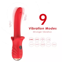 Bestoy - vízálló G-pont vibrátor (piros)