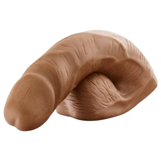 Blush UrSelf Affirm - élethű packer barna műpénisz (13 cm)